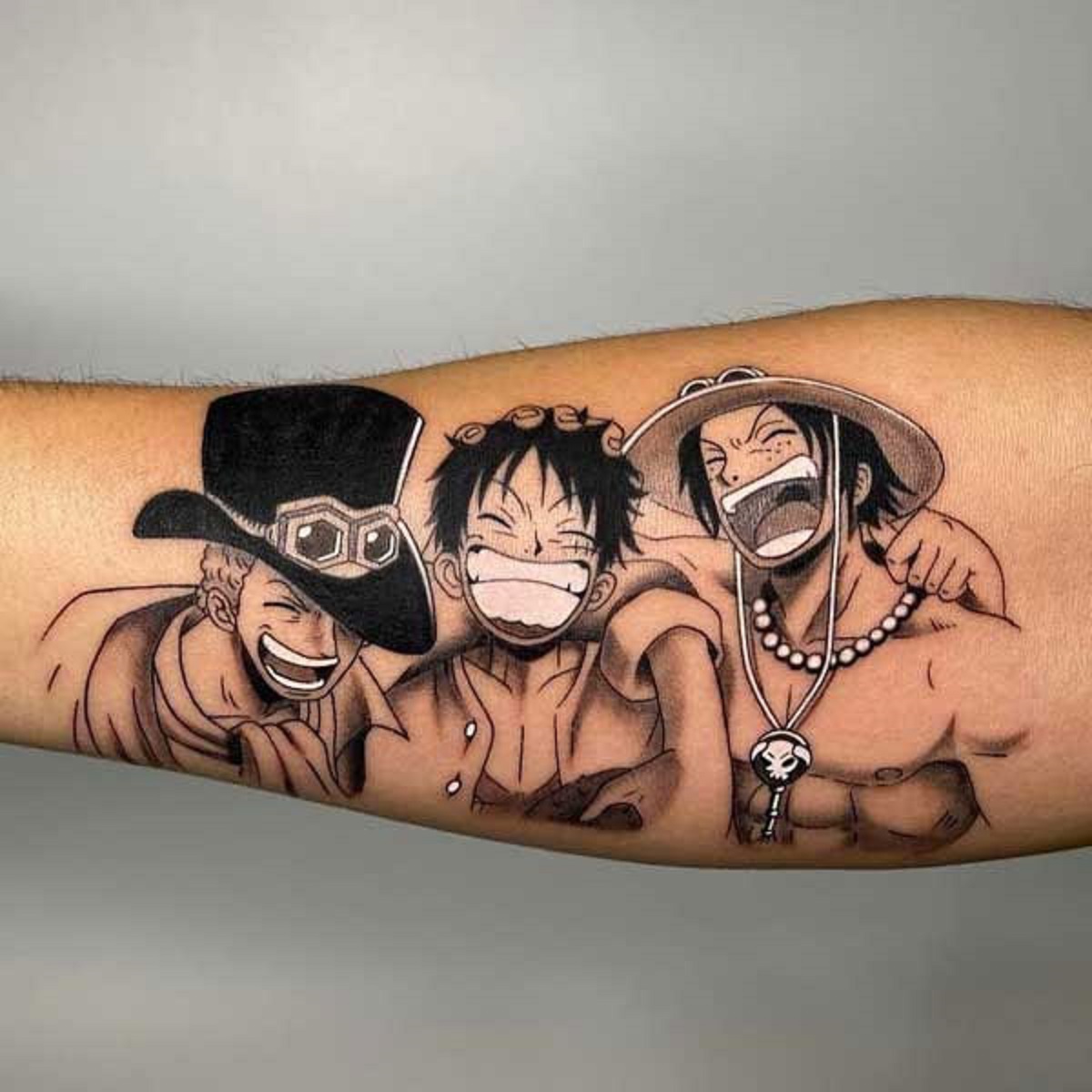 ✨ Anime Cartoon Tattoo Sticker One Piece Mũ rơm Luffy Hình xăm lâu dài  không thấm nước YVETTERY | Lazada.vn