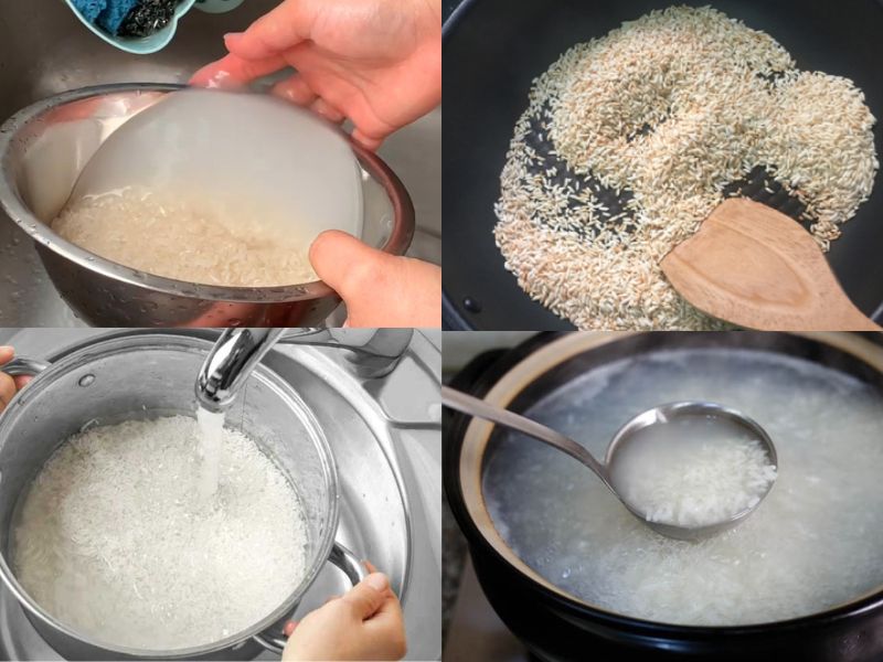 Nấu cháo gạo trắng với các bước đơn giản hơn bao giờ hết