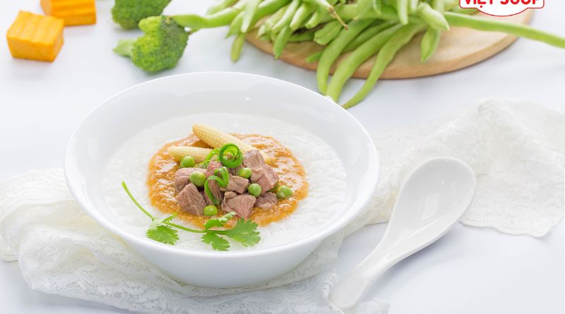 Cách nấu cháo dinh dưỡng Việt Soup thơm ngon, dễ làm
