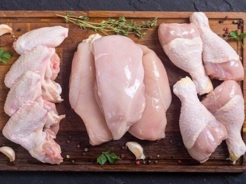 Mỗi bộ phận khác nhau trên cơ thể gà đều chứa lượng dinh dưỡng khác nhau