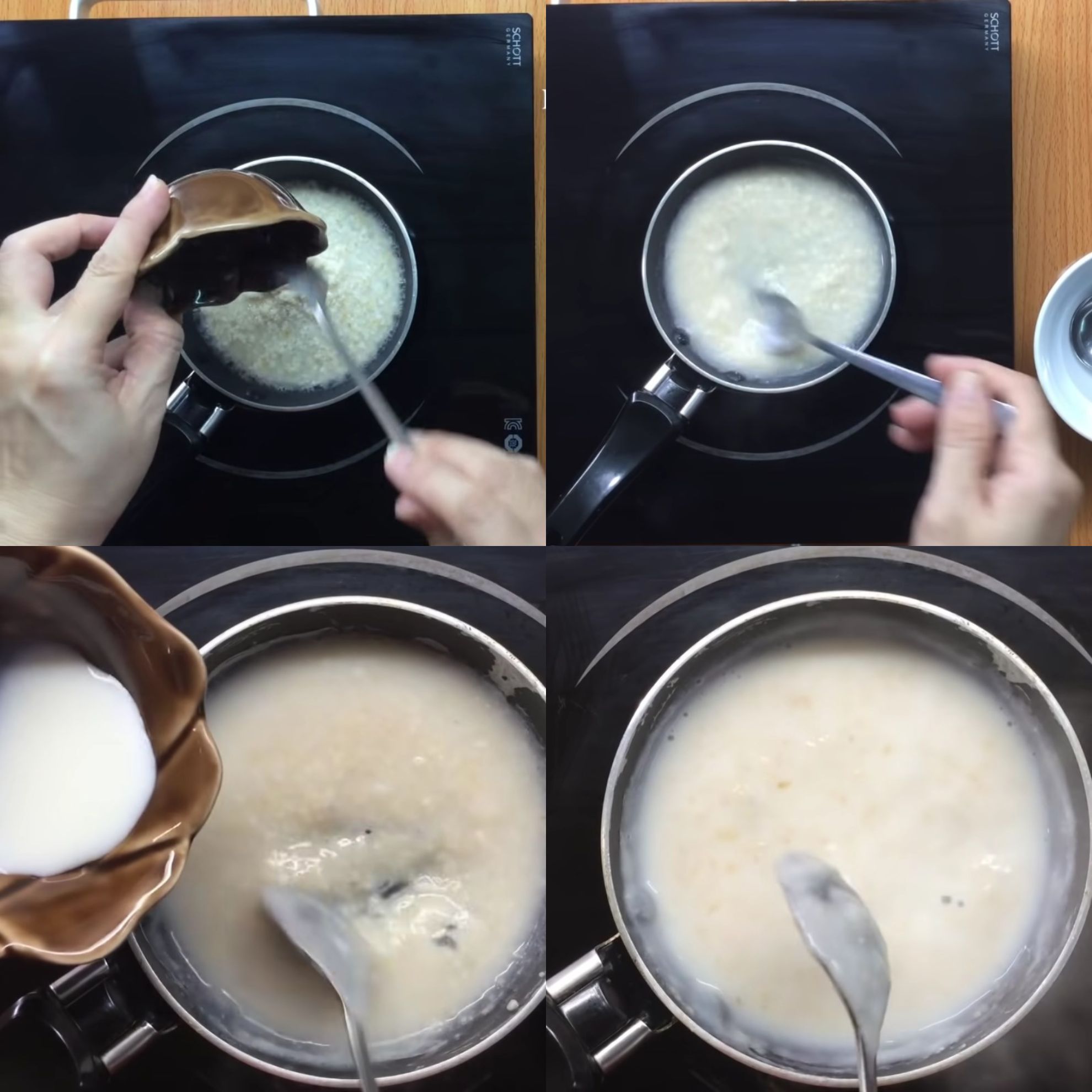 Cách nấu cháo yến mạch sữa tươi cực đơn giản