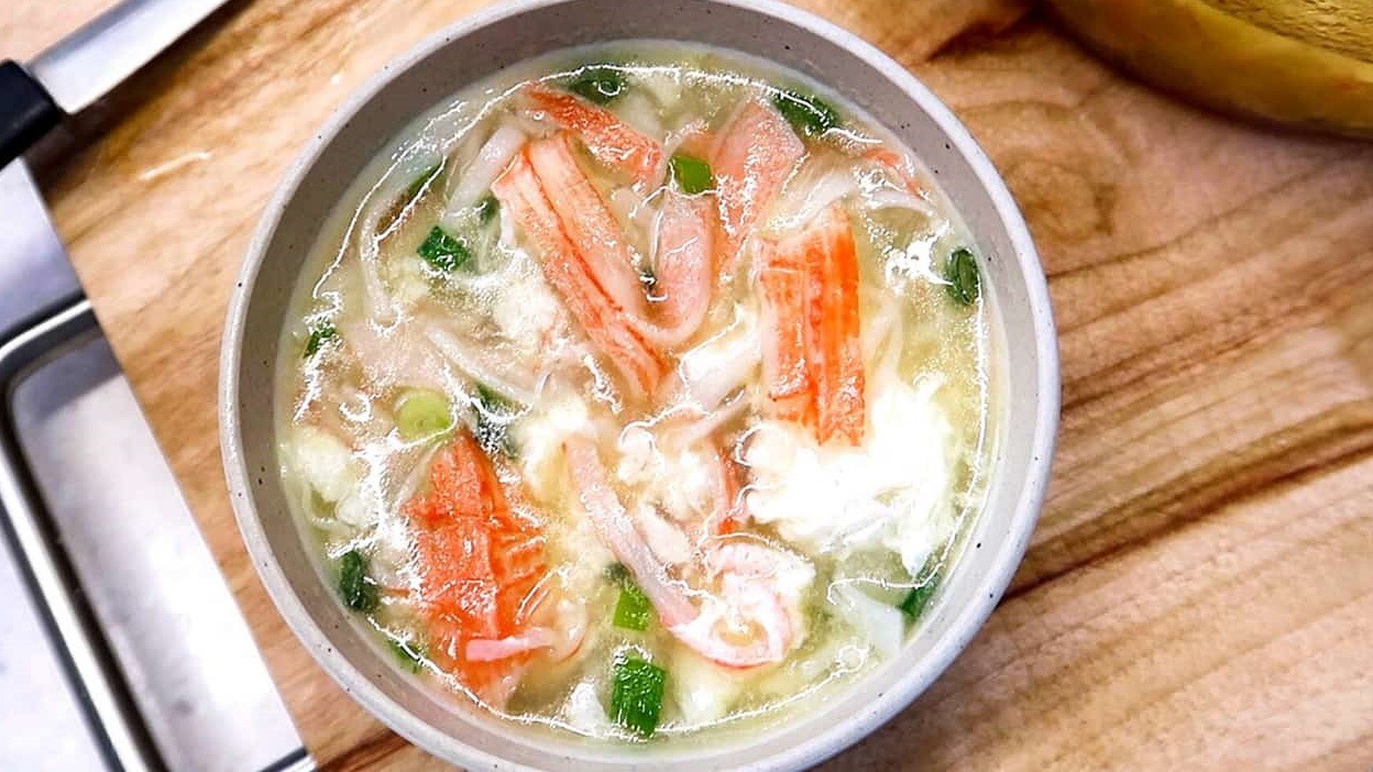 Soup cua vô cùng đơn giản, có thể nấu ngay tại nhà