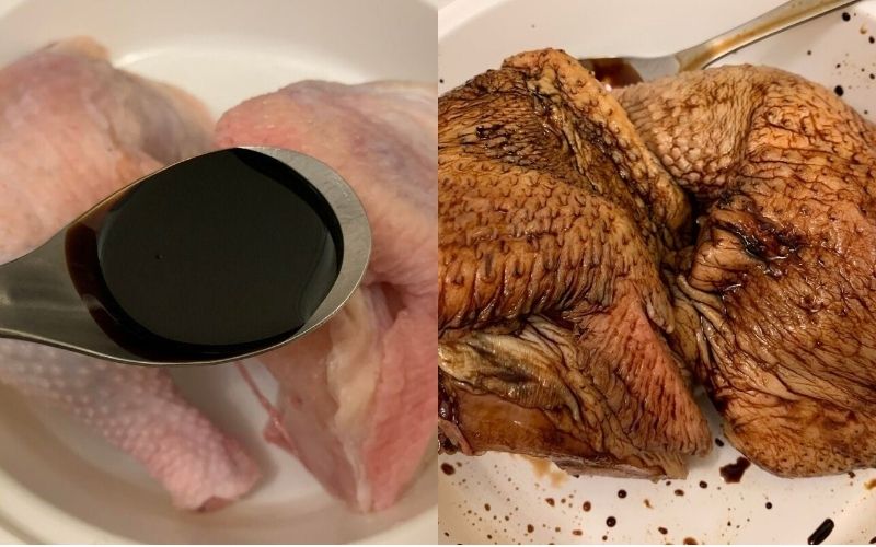 Cách nấu gà kho nước tương - sơ chế thịt gà