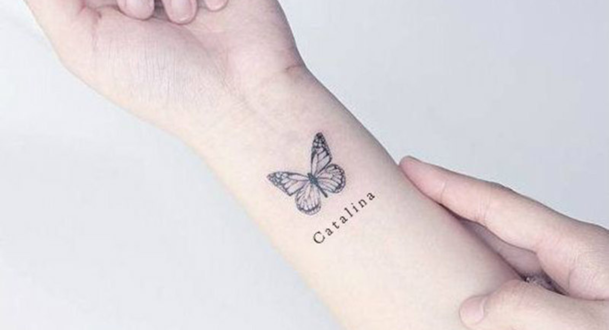 Ý nghĩa hình xăm con bướm trên cổ tay rất tinh tế