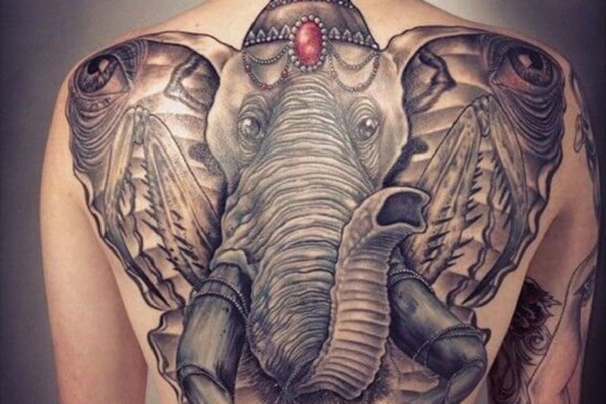 Hình xăm voi thần Thái Lan Ganesha đẹp và ý nghĩa