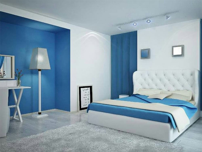 Sử dụng tông màu phù hợp để trang trí không gian phòng ngủ