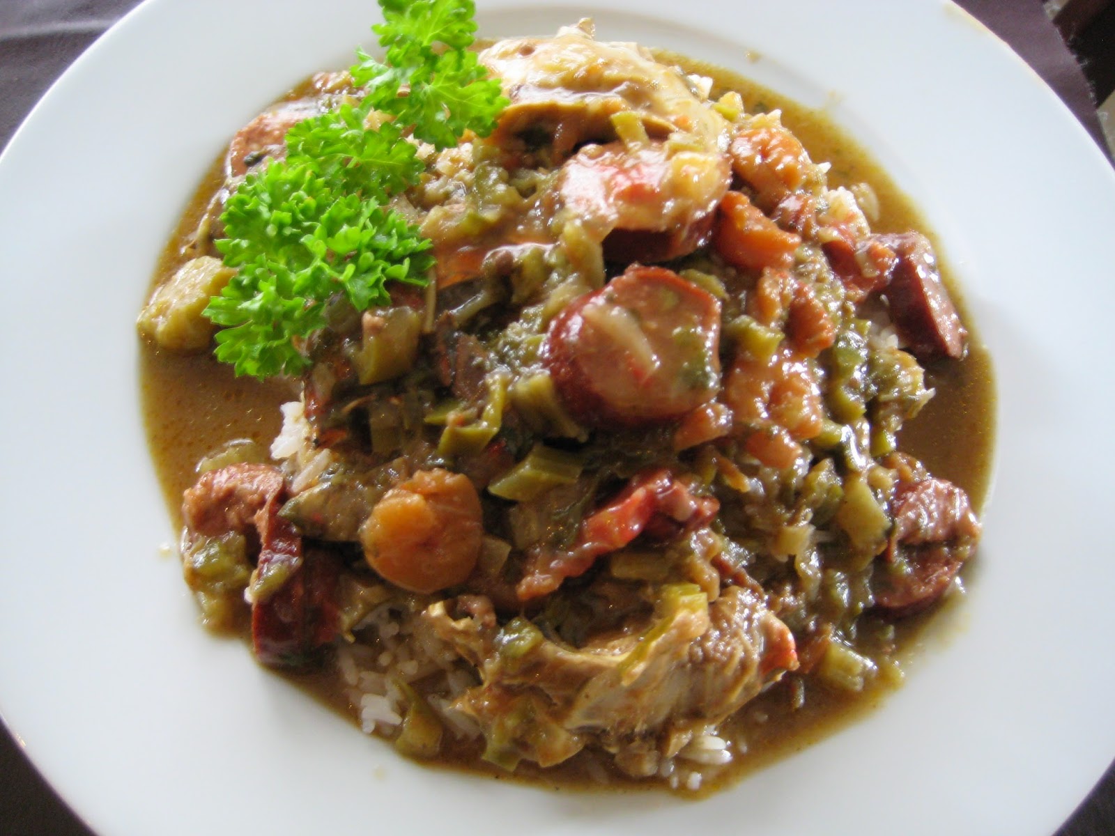 Súp Gumbo hải sản là món ăn truyền thống nổi tiếng của nước Mỹ