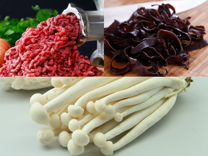 Cách làm món thịt bò băm sốt nấm khá đơn giản