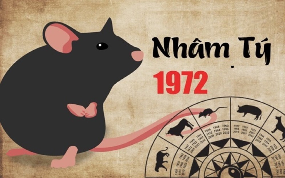 Nhâm Tý mang lá số tử vi mệnh Mộc, cầm tinh con chuột sinh năm 1972