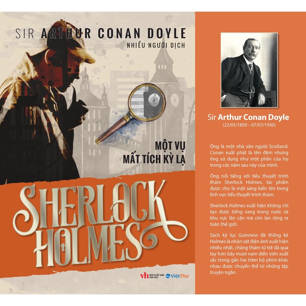 Một vụ mất tích kỳ lạ là tác phẩm tiêu biểu của nhà văn Anh - Arthur Conan Doyle