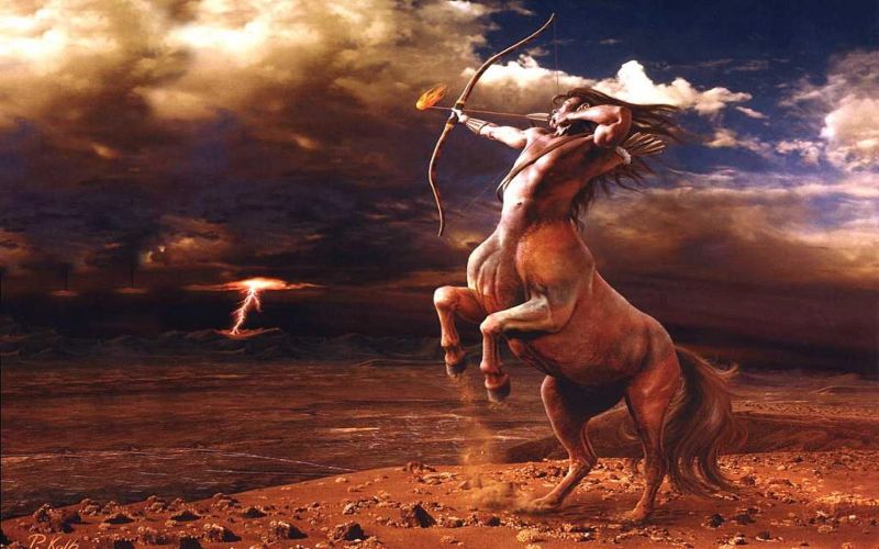 Cung Nhân Mã có biểu tượng là sinh vật đầu người thân ngựa