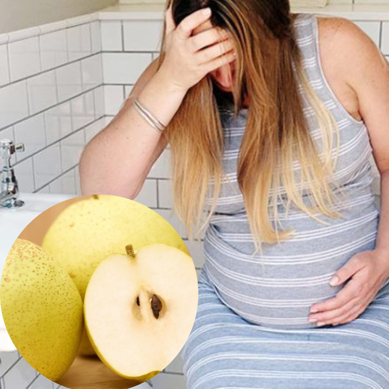 Ăn lê giúp ngăn ngừa táo bón trong thai kì