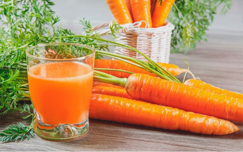 nước ép cà rốt có tác dụng chống lão hoá