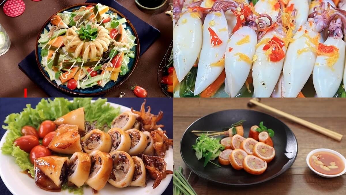 Nha Trang nổi tiếng với các món ăn làm từ mực