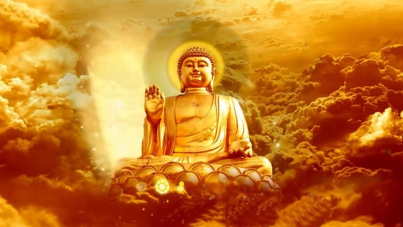 Nằm mơ thấy Phật xuất hiện trên bầu trời là Phật Như Lai tín hiệu cuộc đời viên mãn