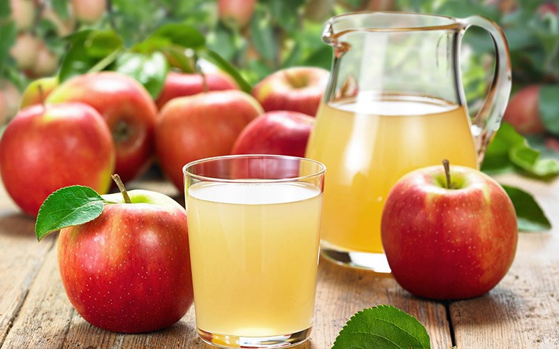 Nước ép táo hỗ trợ giảm cân 