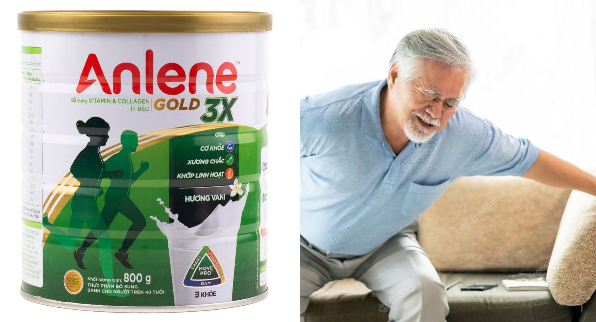 Sữa Anlene hỗ trợ rất tốt cho các vấn đề về xương khớp của người già