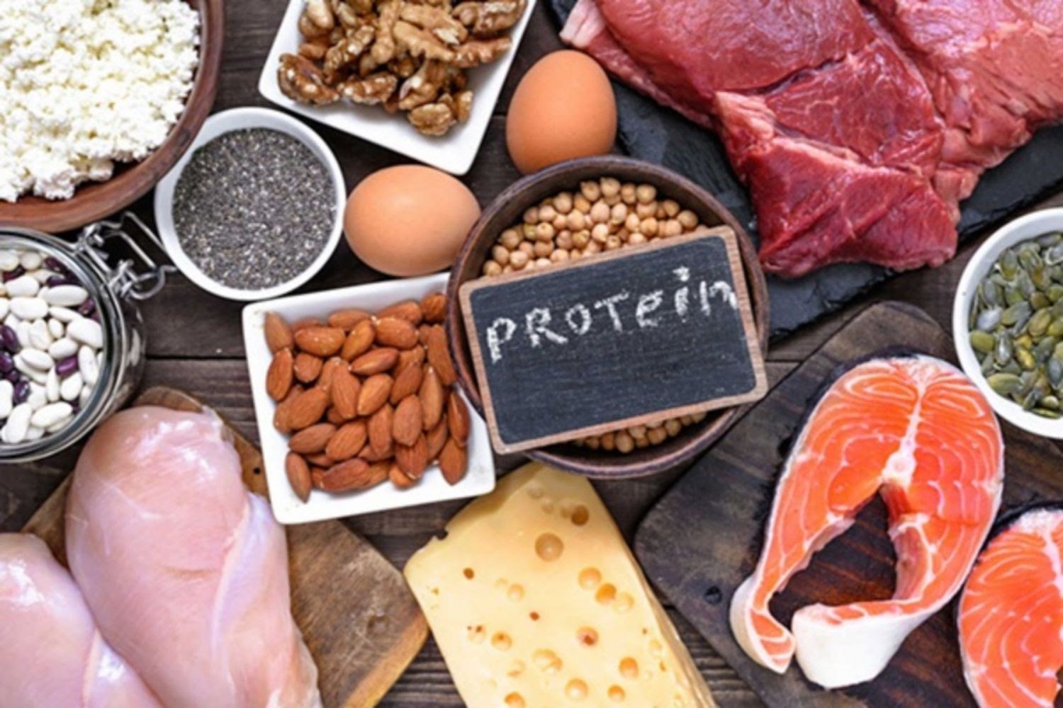 Protein chủ yếu có trong thịt và một số loại đậu