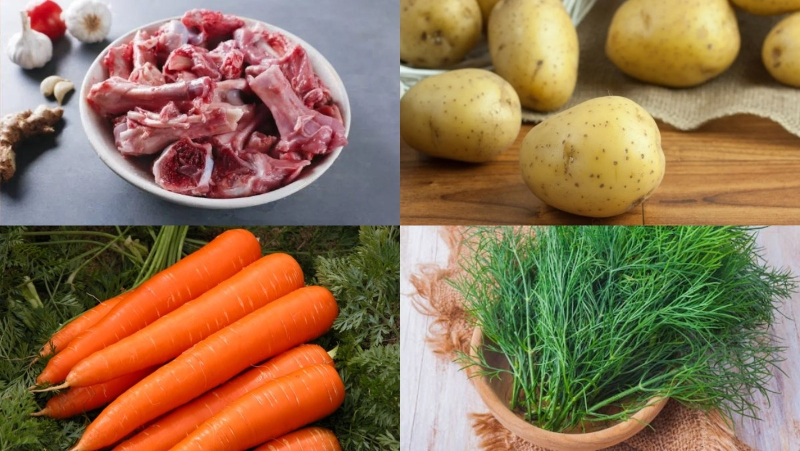 Cách nấu canh sườn bò khoai tây thành công cần lưu ý về nguyên liệu