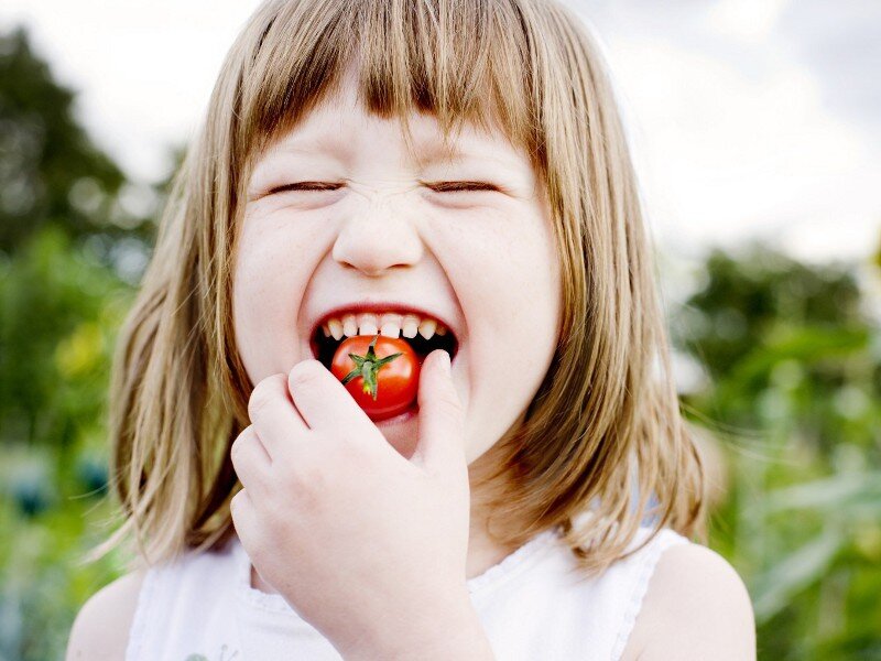 Cà chua giúp bé phát triển toàn diện và chắc xương mau lớn