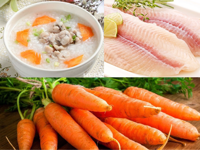 Cháo cá cà rốt rất thơm ngon và bổ dưỡng