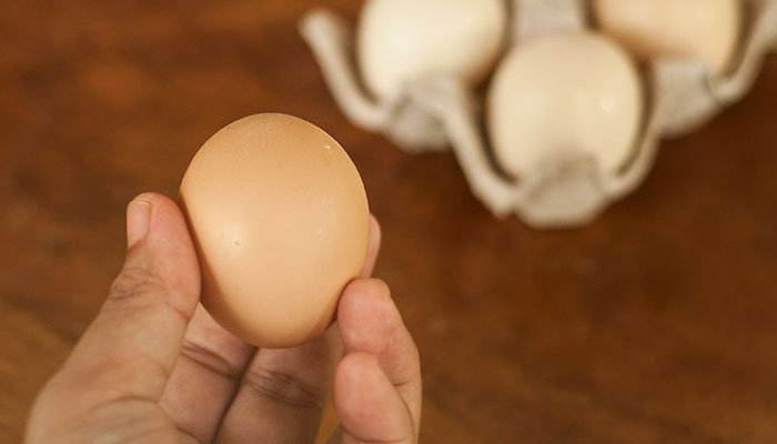 Chọn trứng gà tươi cũng là cách nấu cháo thịt bằm trứng gà ngon hơn