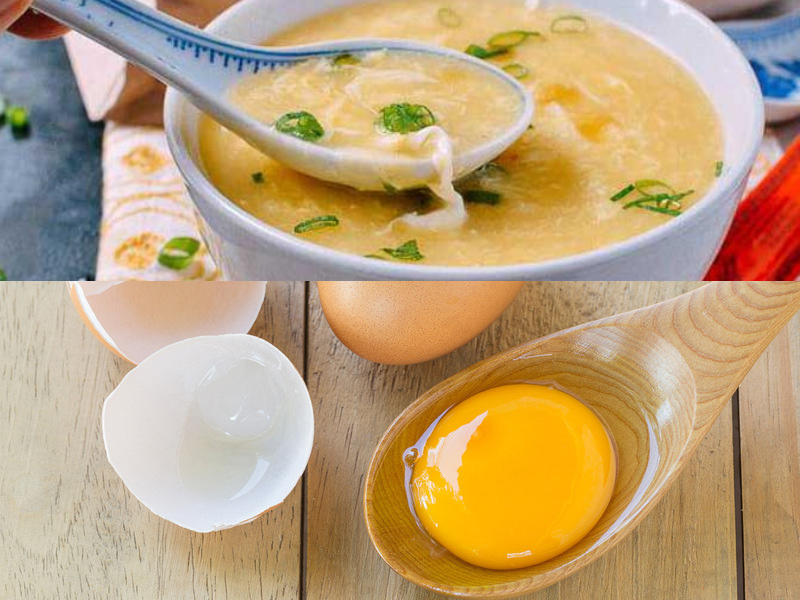 Súp trứng gà là một trong các món súp đơn giản nhất mà mẹ có thể thực hiện