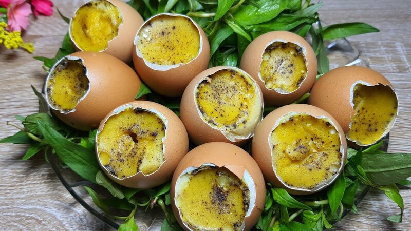 Cách nấu trứng gà ngon từ trứng nướng