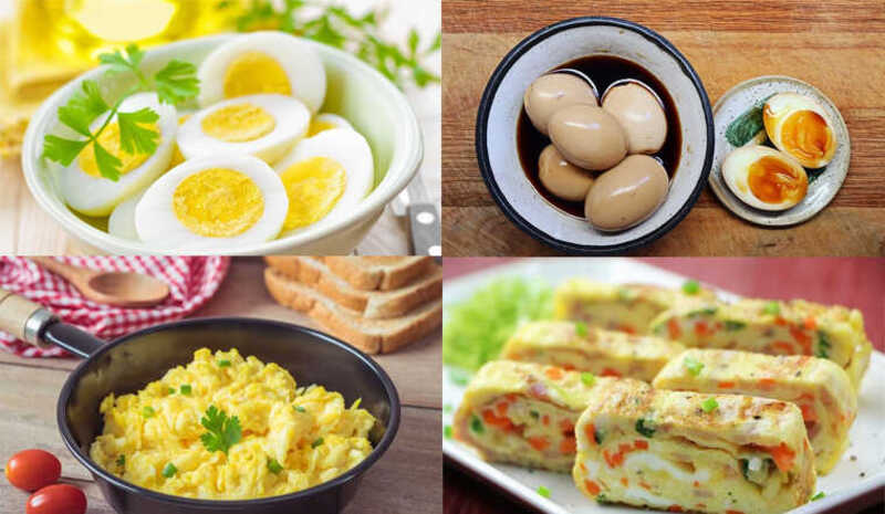 Trứng luộc dễ dàng kết hợp để tạo nên nhiều món ăn ngon