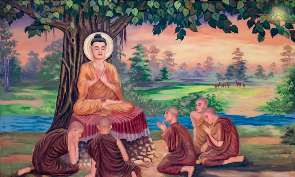 Đức Phật đã tiến hành thuyết giảng Tứ Diệu Đế với chúng sinh