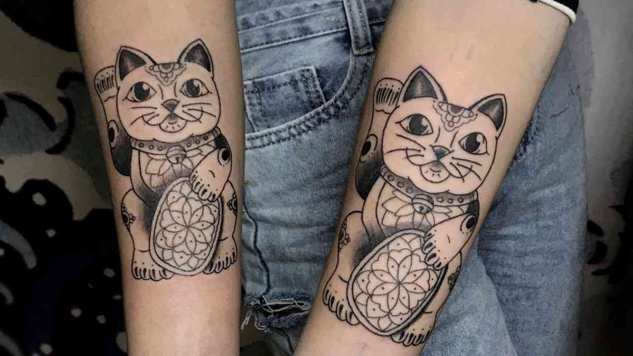 19 hình xăm con mèo nhỏ siêu dễ thương(Phần 2) | Kitty tattoos, Hình xăm,  Xăm