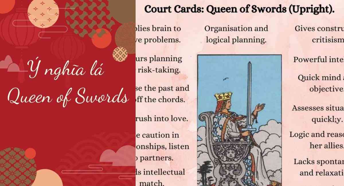 Ý nghĩa lá Queen of Swords: Chọn con tim hay là nghe theo lý trí?